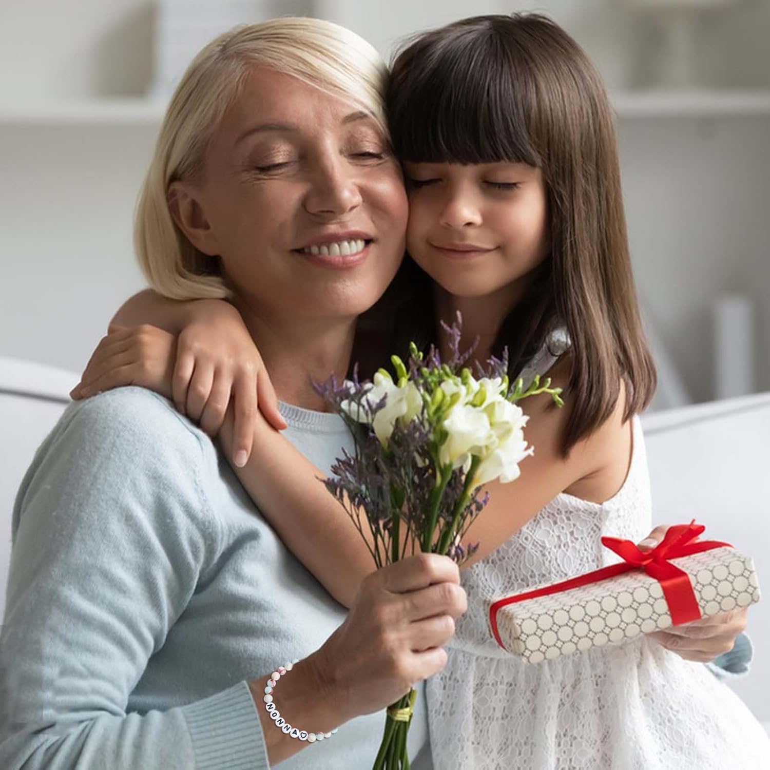 Mom Grandma Wife Aunt Nana Mama Gigi Mimi Grammy Granny Nonna Bracelet Jewelry Gifts for Women Adults on Mother's Day Valentines Christmas Birthday Easter Thanksgiving - Image 6