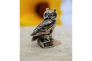 Adorable Brass Owl Miniature