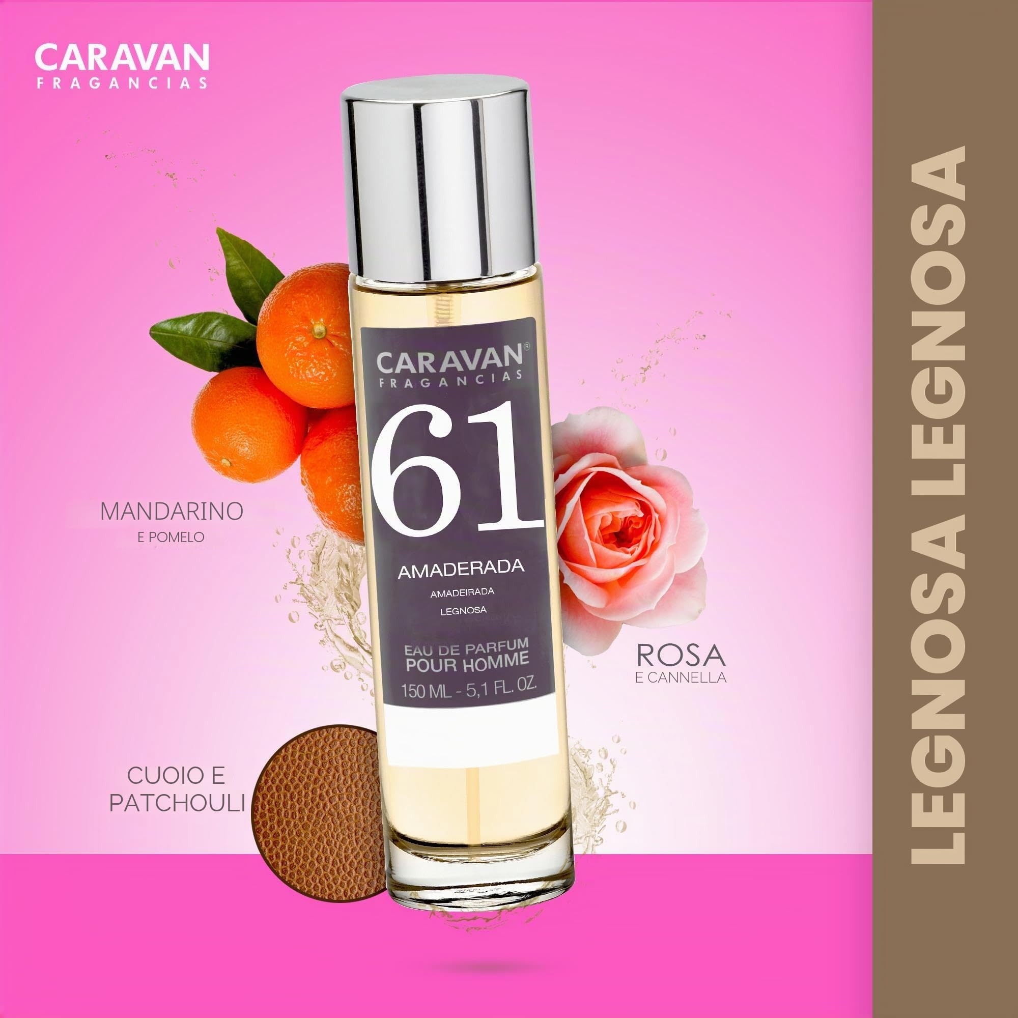 3 profumi per uomo Caravan n. 61-150 ml.