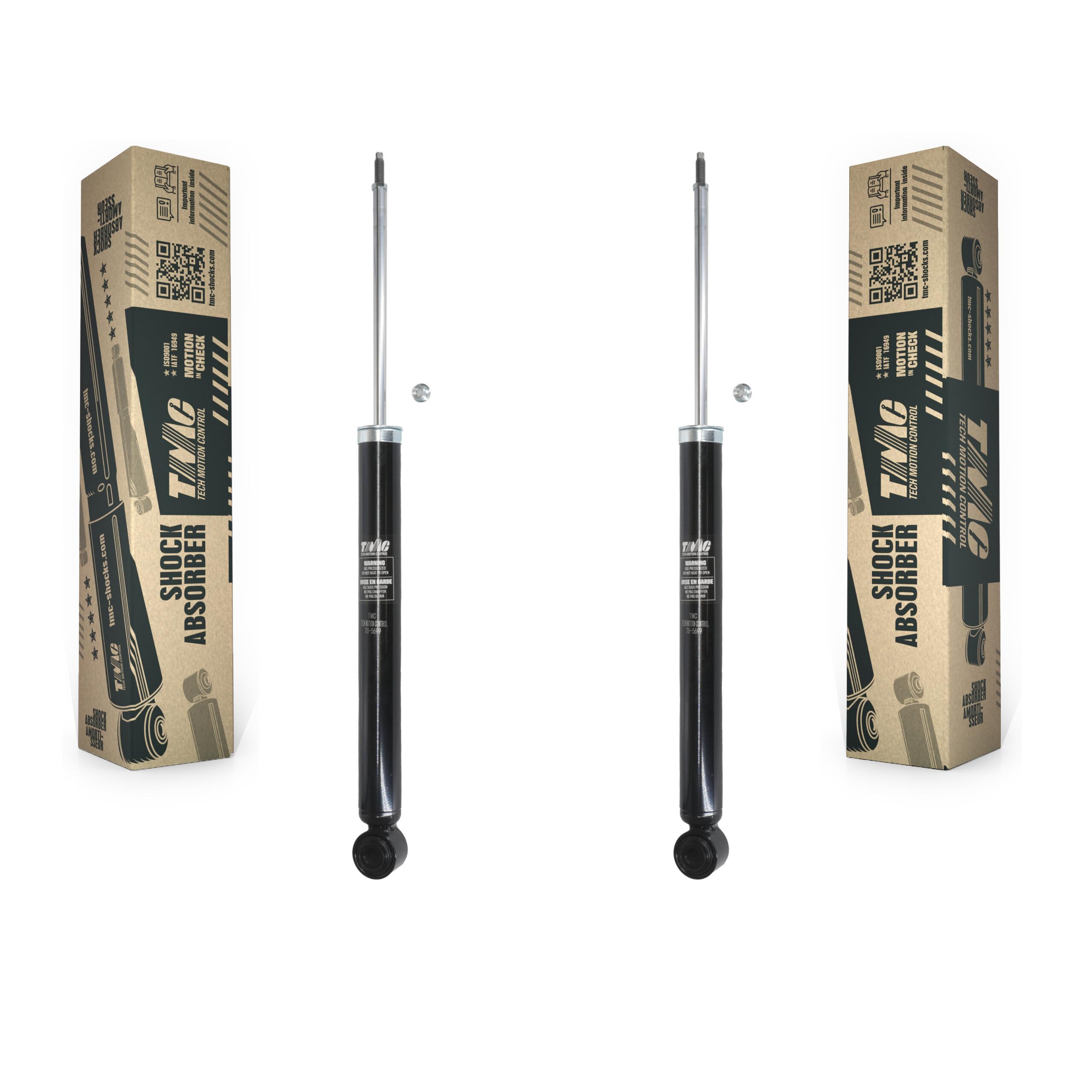 TMC Rear Suspension Shock Absorbers Pair Replacement For Honda Civic - Left Right Side (Driver Passenger) K78-100412 — view 64