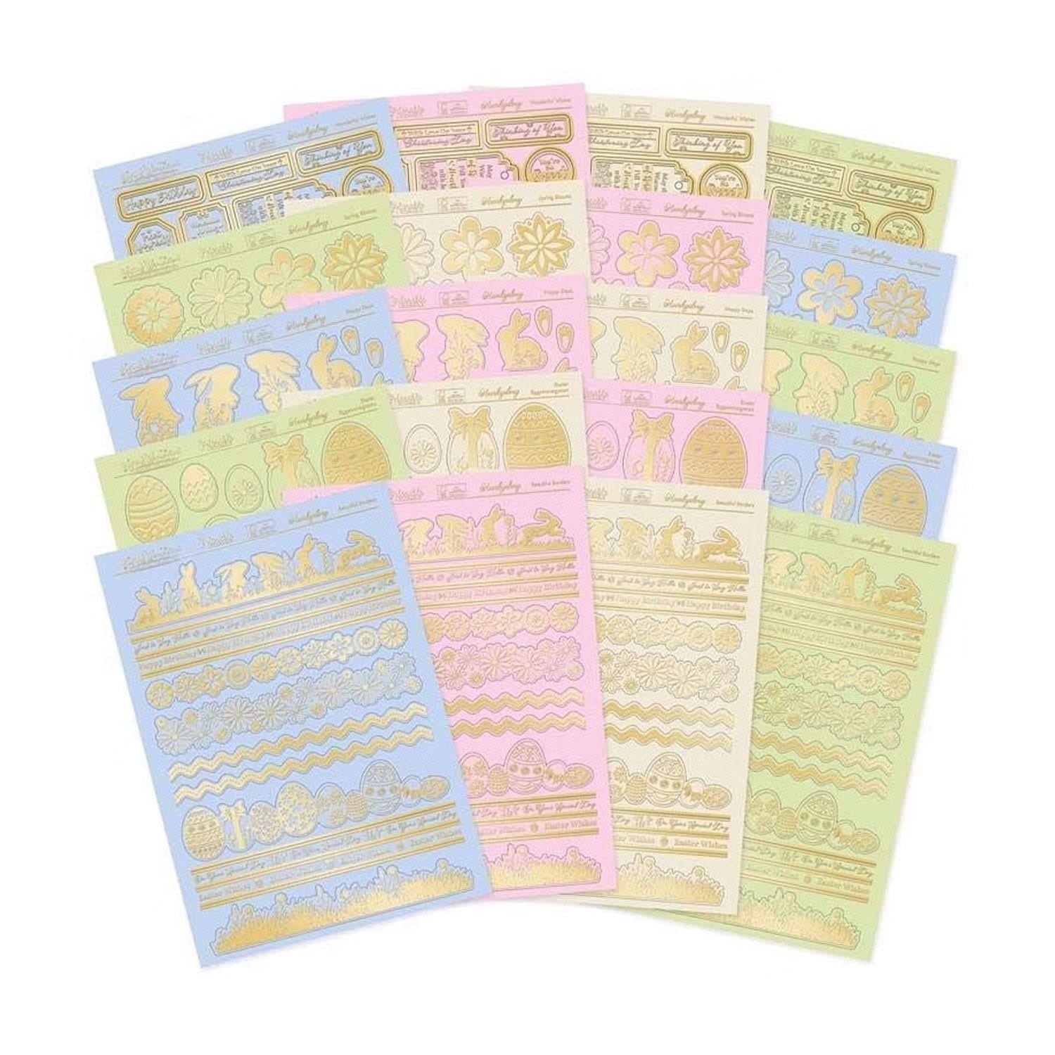 Hunkydory Gold Crafts Spring Sensation Elegance Topper Collection