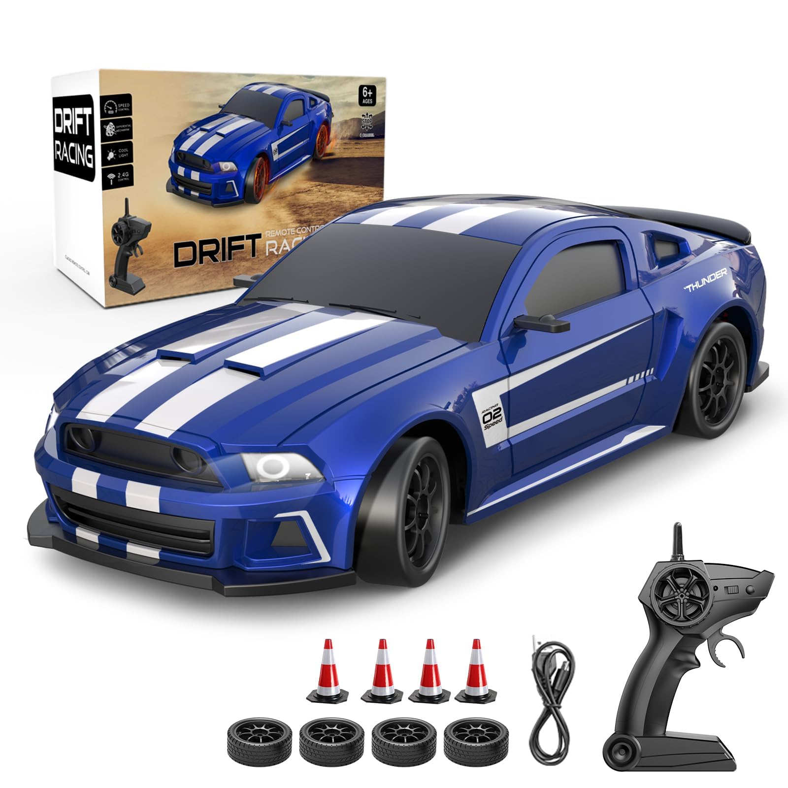 Amazon.co.jp: Carox 高速 ラジコンカー ドリフトカー 1/24スケール