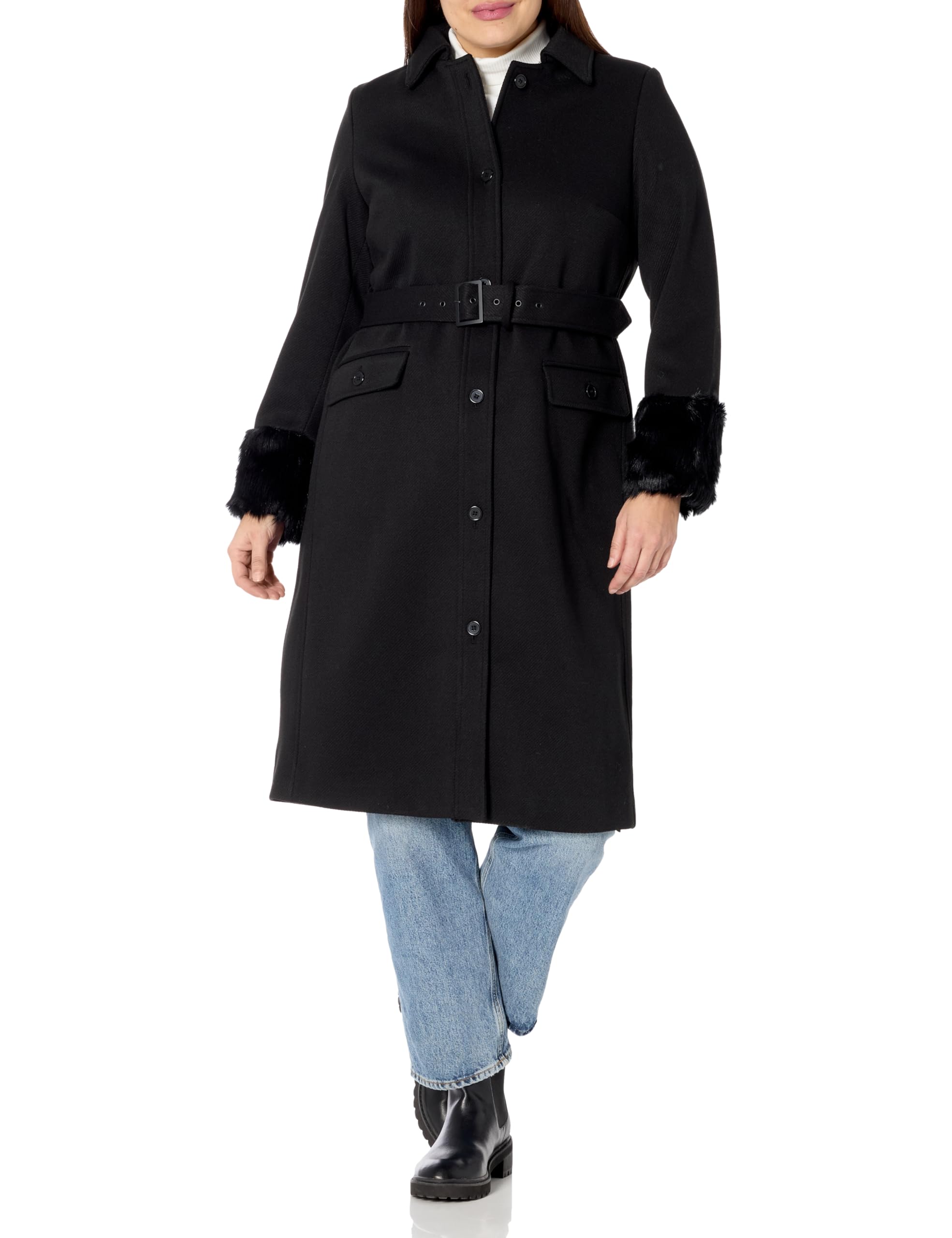 City Chic Women's ApparelWomen's City Chic Plus Size Coat Penelope