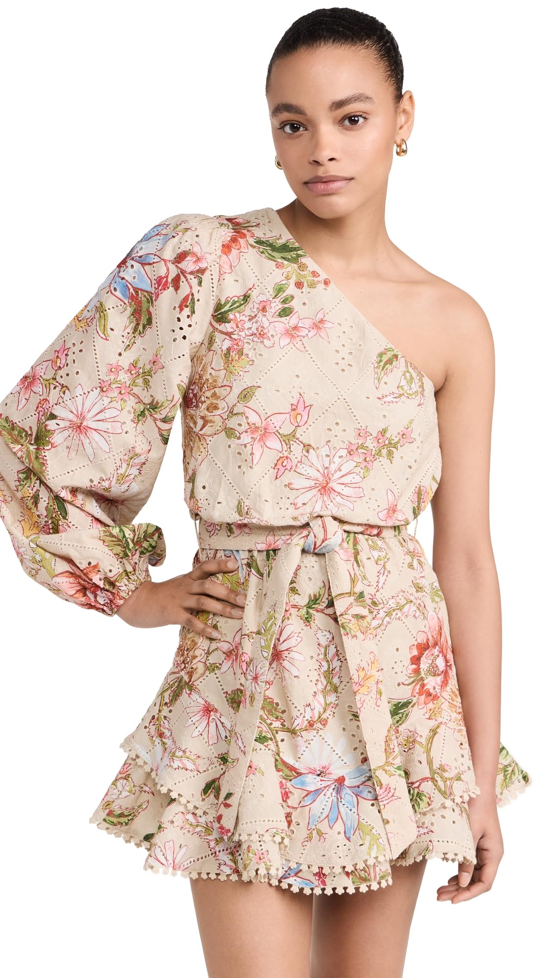 Women's Short Dress with Belt