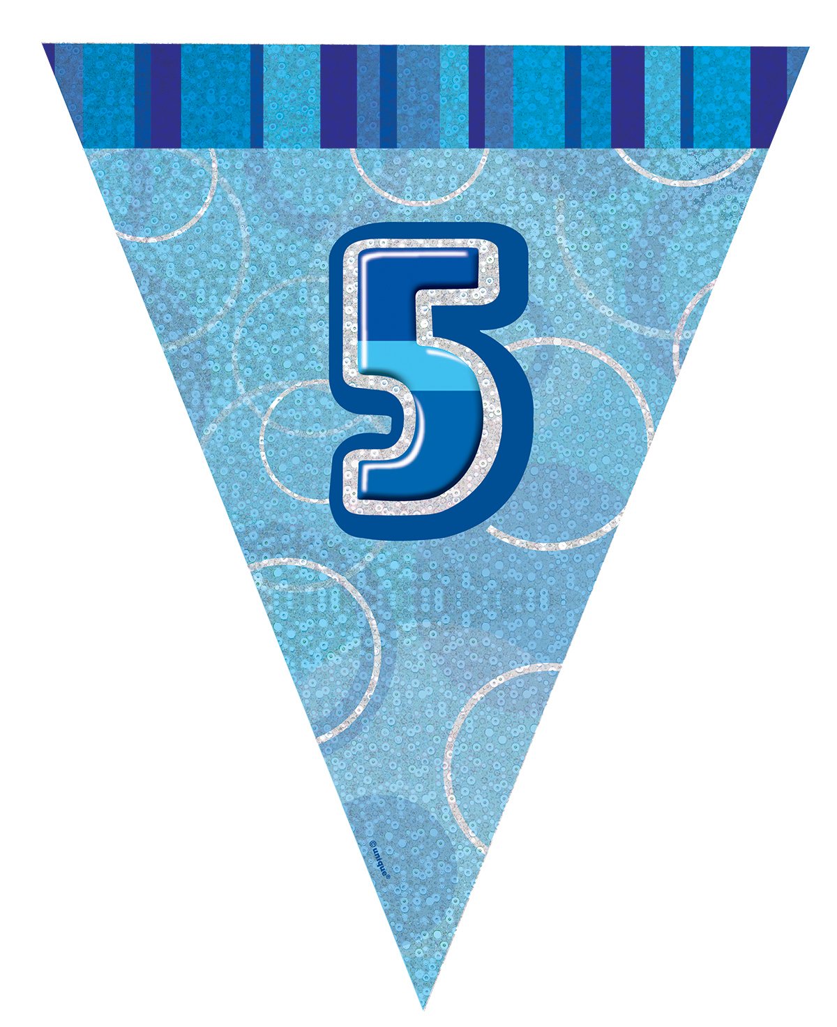 Unique Party 92068 - 9ft Foil Glitz Pink Happy 80th Birthday Banner — view 17