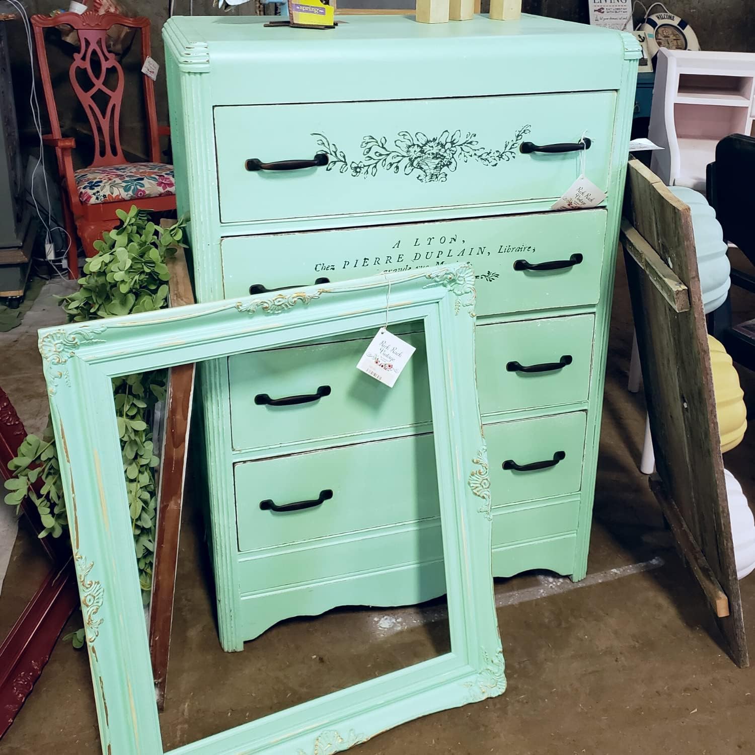 Buy Chalky Chicks Green Chalk Finish Paint For Furniture Mint Green Matte Wood Furniture Paint No Sanding For Cabinet Restoration Home Decor Makeovers Mason Jars Diy Crafts
