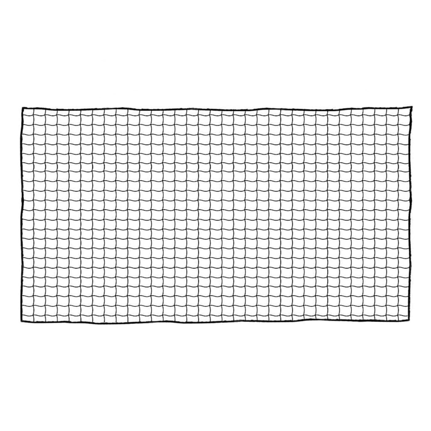 Baseball & Softball Backstop Net (3 x 15 m) - Heavy-Duty Sports Barrier Netting for Backyard Use, 4.5 cm Mesh, 2.2 mm Thick Twisted Knotted PE Netting for Baseball, Football, & Basketball
