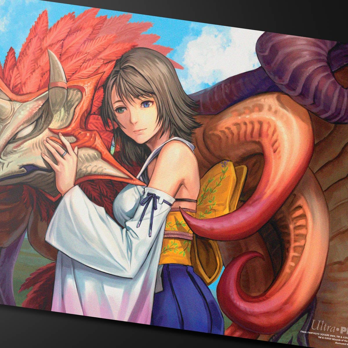 Ultra PRO - Final Fantasy x Universes Beyond Yuna, Hope of Spira Playmat for Magic: The Gathering | Card Game Playmat, Final Fantasy Collectibles, Desk Mat Mousepad image 3
