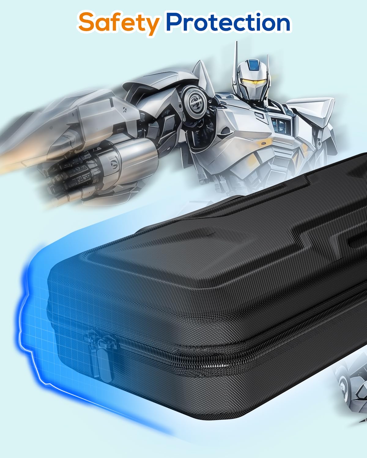 All in One Accessories Case Bundle for Nintendo Switch 2 2025, Portable Carrying Case & Clear Hard Cover Shell Case, 2 Screen Protector, 8 Thump Grips, Game Card Slots, for Travel & Storage - Image 5