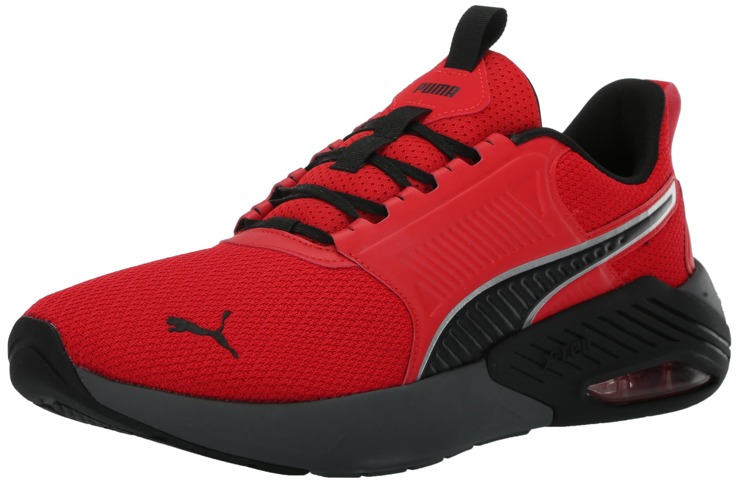 PUMA Mens X-Cell Nova Cross Trainer, for All Time Red-PUMA Mens Black-Cool Dark Gray, 14