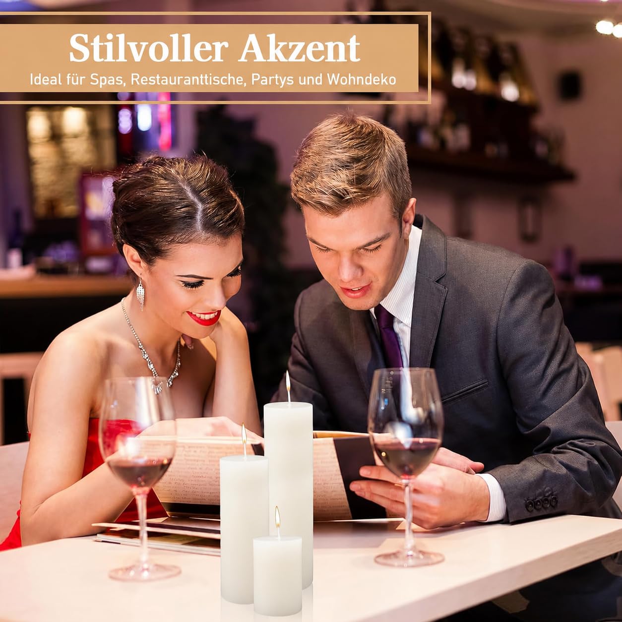 18 Stück Weiße Stumpenkerzen, 8/15/20 cm Hoch Duftfreie Kerzen für Hochzeit | 3 Größen, Lange Brenndauer Elfenbein Tropffrei Altarkerzen Haushaltkerzen für Kirche Ostern Spa Tischdekoration Valentinstag