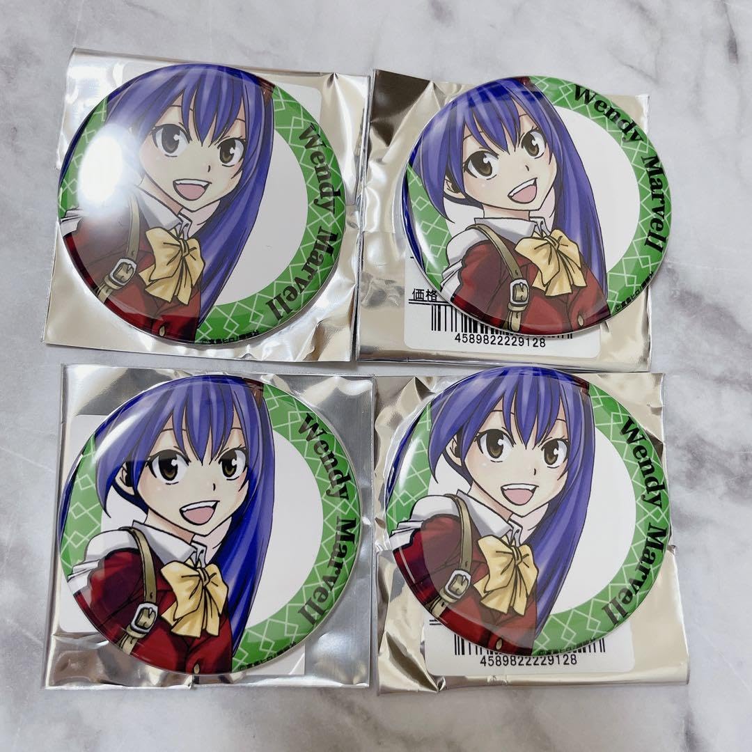 フェアリーテイル　缶バッジ　theキャラ　ウェンディ Amazon | フェアリーテイル ウェンディ 缶バッジ 4点セット