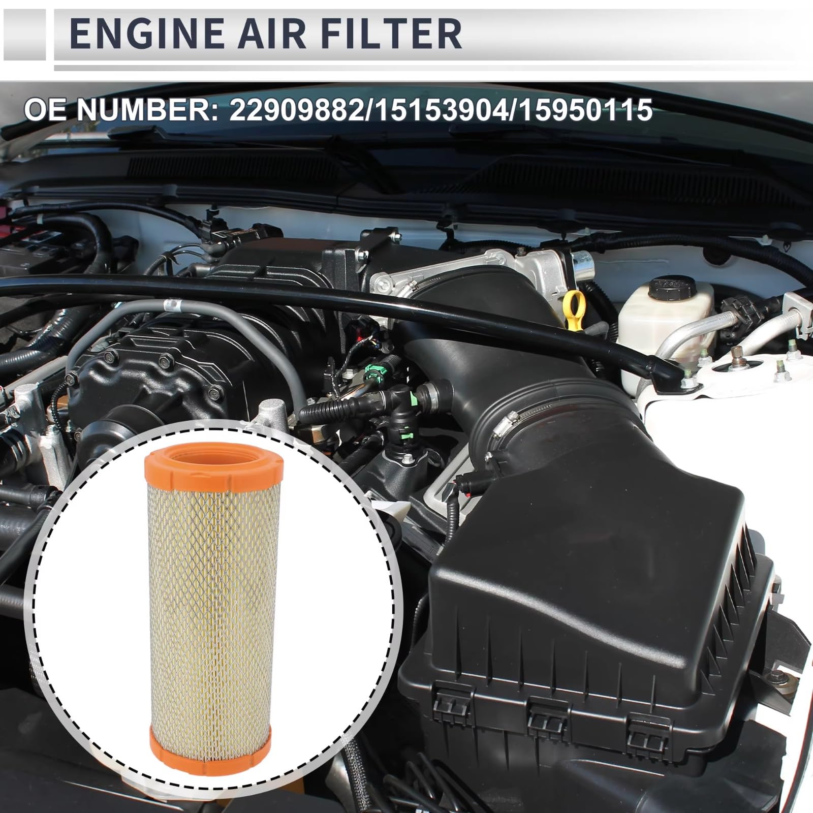 Filtro Aire Motor Coche Para Chevrolet Para Express 1500 2001-2014 Filtro de aire motor coche | Filtro de aire de admisión del motor de automóvil 22909882/15153904/15950115
