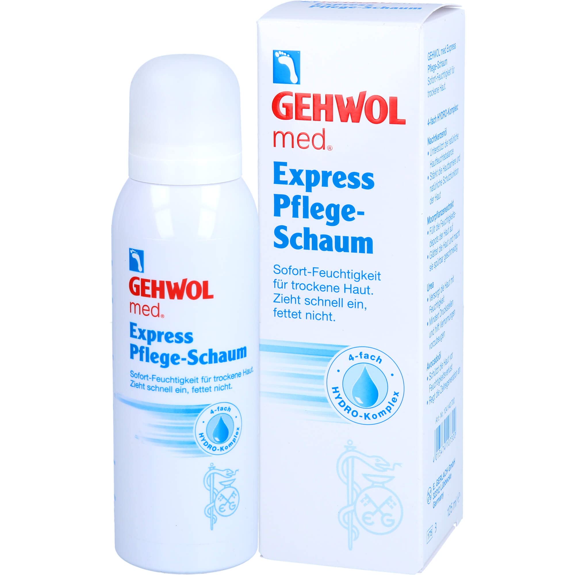 GEHWOL med Express Pflege-Schaum, 125 ml Espuma