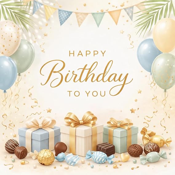 Happy Birthday Chocolate Gift Box – Chocolate Gifts for Men – Boys Birthday Gifts, Letterbox Chocolates – Ready to Gift Treat Box for Kids Adults