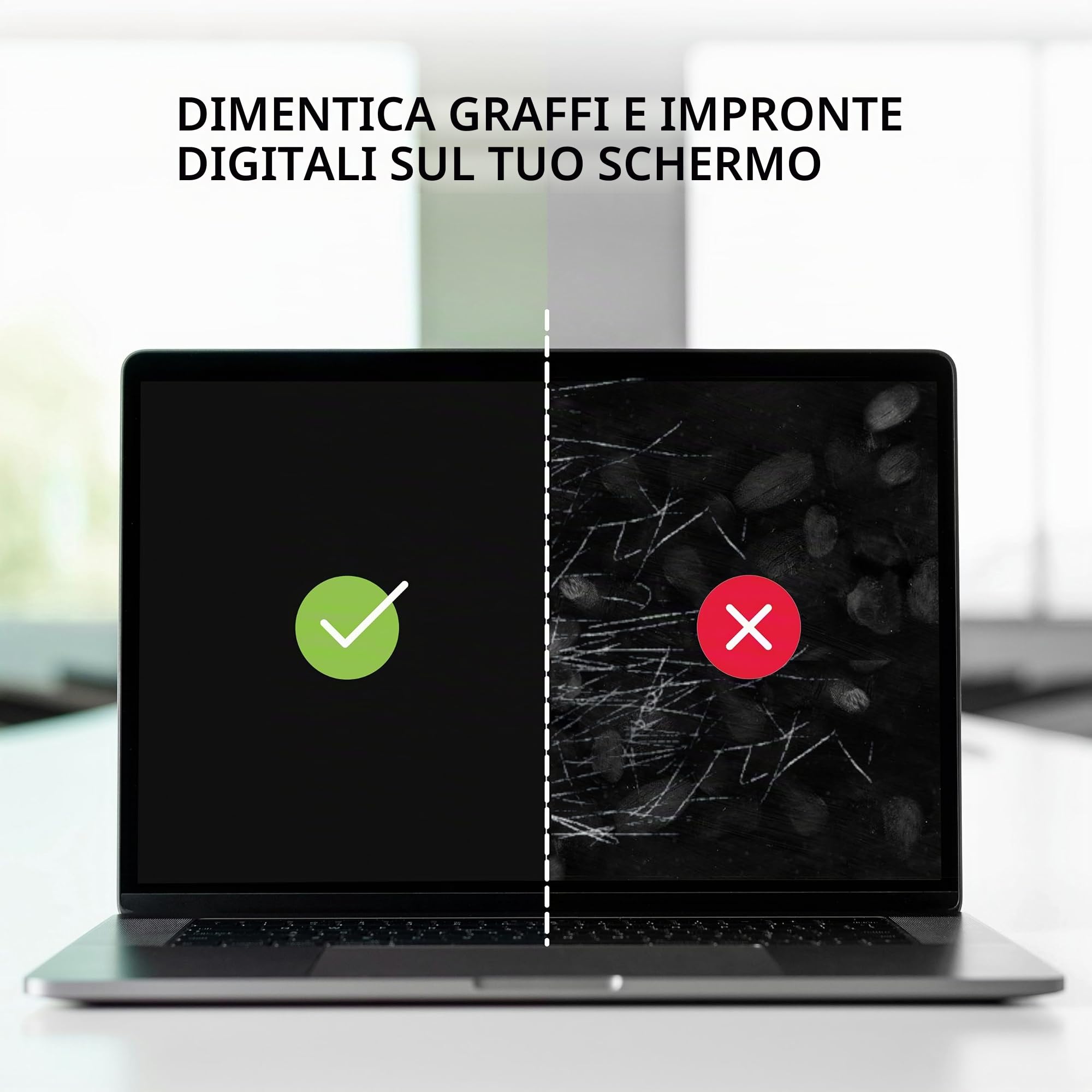 MyGadget Pellicola Protettiva Mate Schermo per Apple MacBook Air 13 Pollici 2018-2021 | Pro 13" 2016-2022 M1 M2 - Film Antiriflesso Proteggi Display Opaca