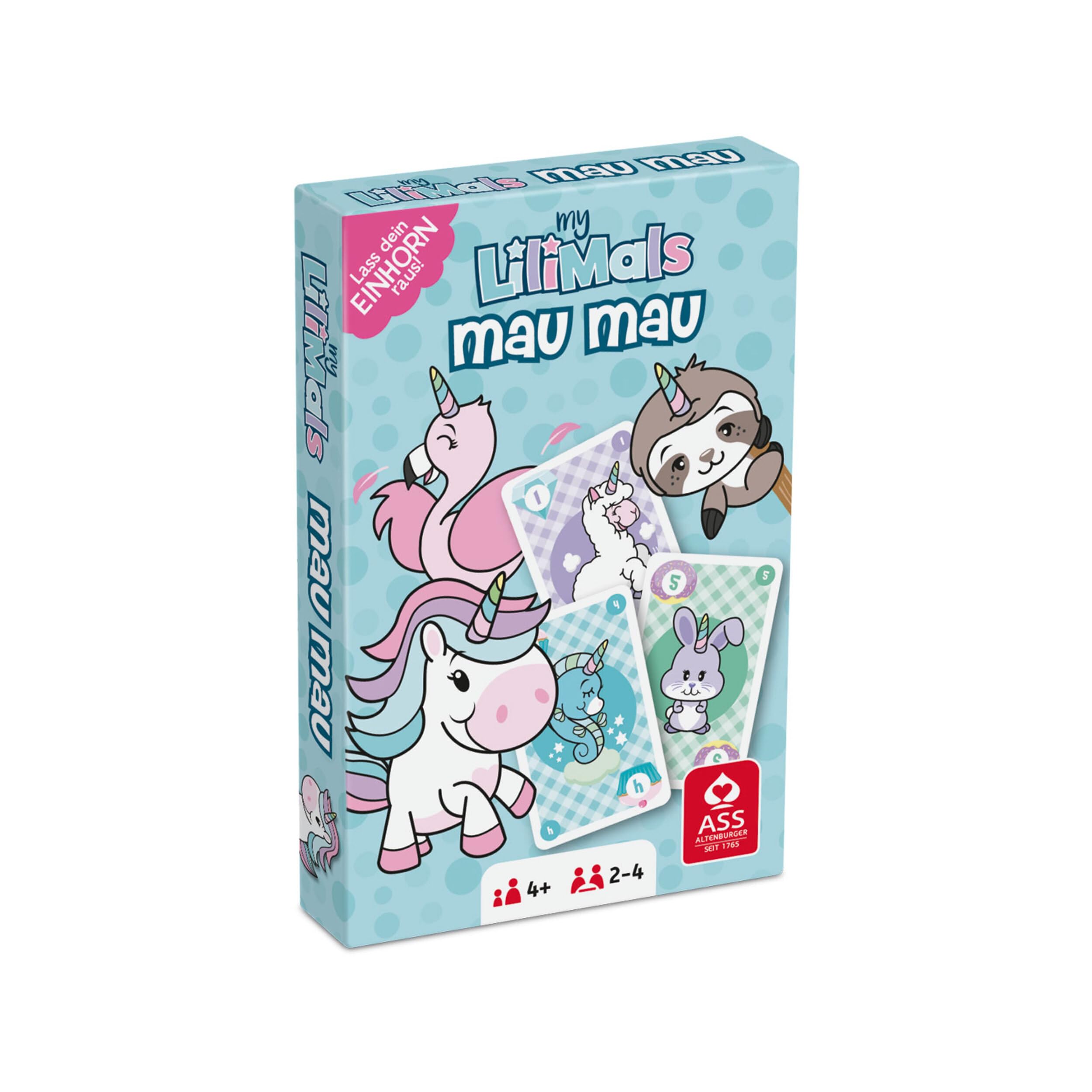 ASS Altenburger myLilimal Mau 22577450 Playing Cards in Folding Box 38 Pink โ image 1