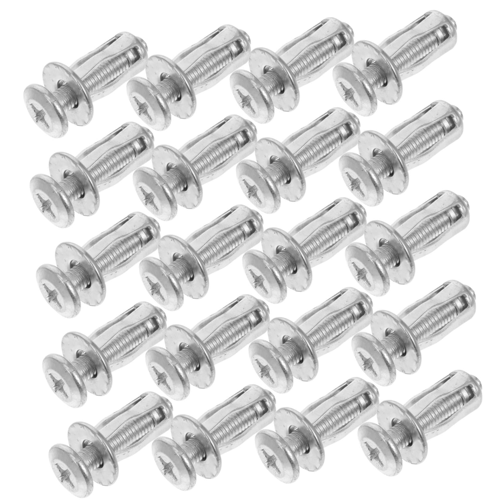 NAMOARLY 20pcs Nut Expansion Screws for Drywall Cavity Fixing Anchors Strong Design