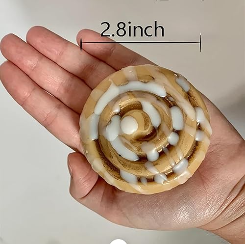 Miniatura 2 de Rollo de canela molde de silicona Molde de chocolate Vela Molde de postre molde de cera para derretir jabón molde de fabricación de jabón tamaño