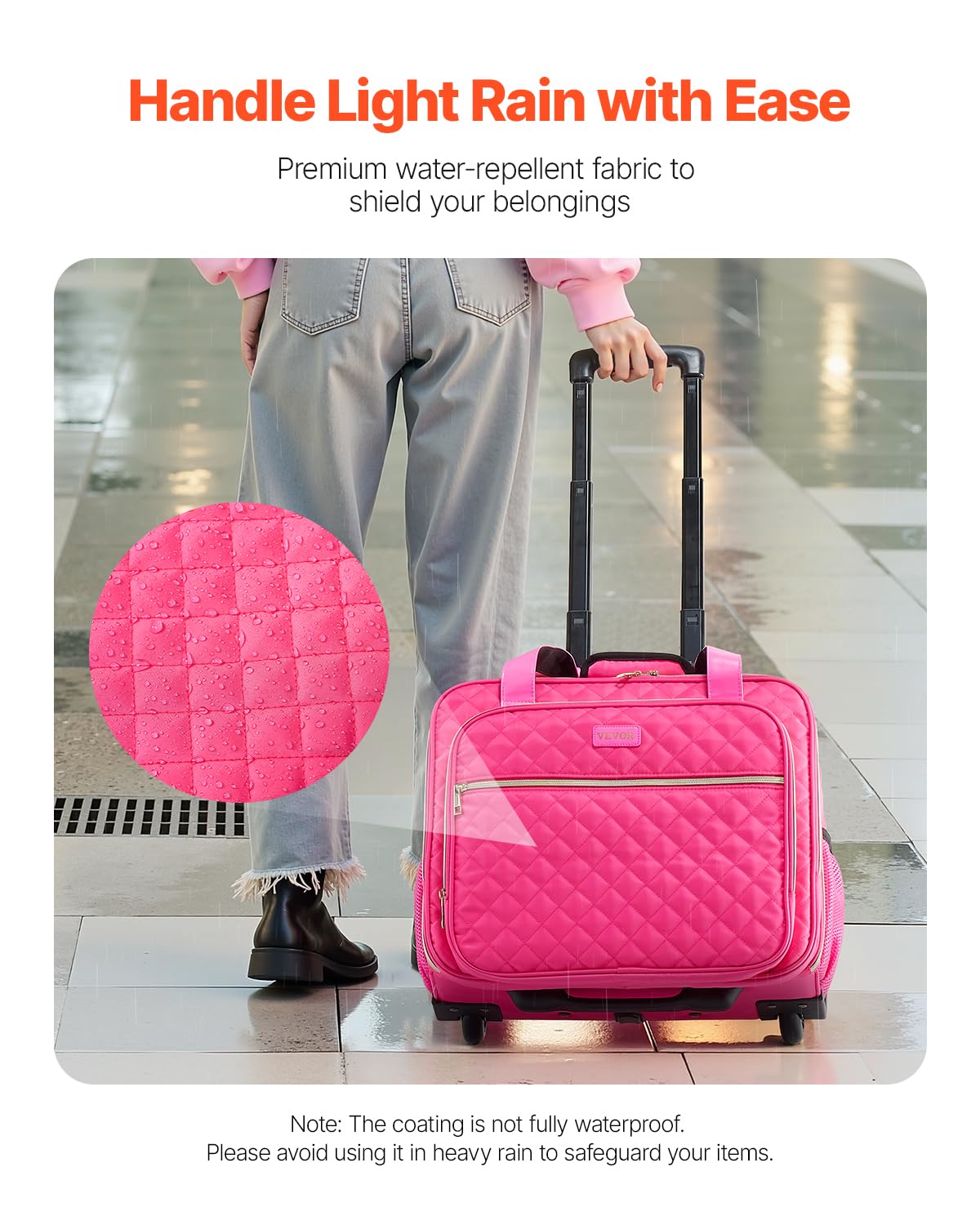 VEVOR Sac à roulettes pour ordinateur portable