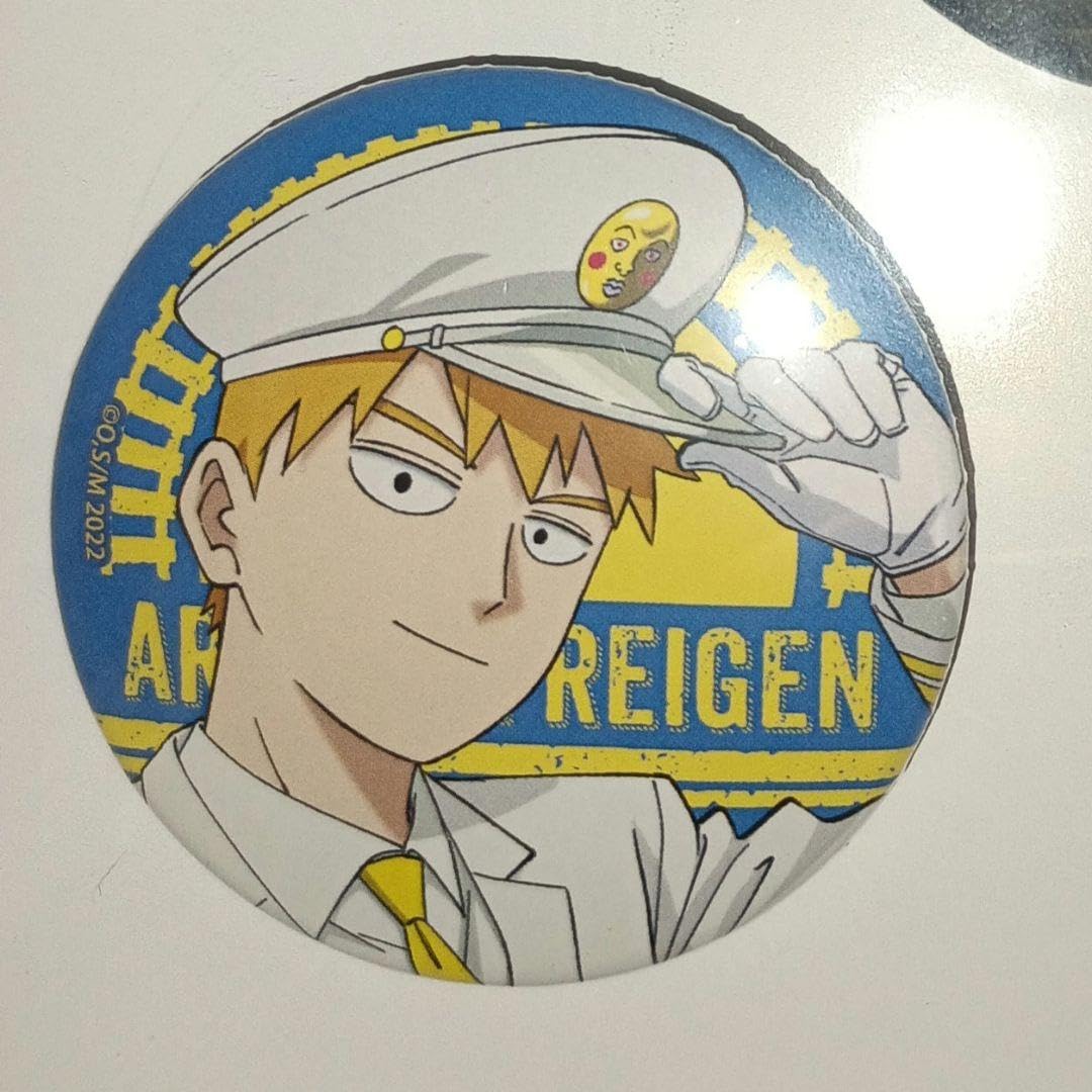 Amazon.co.jp: モブサイコ100 Ⅲ A3 eeoストア 駅員風 缶バッジ3個