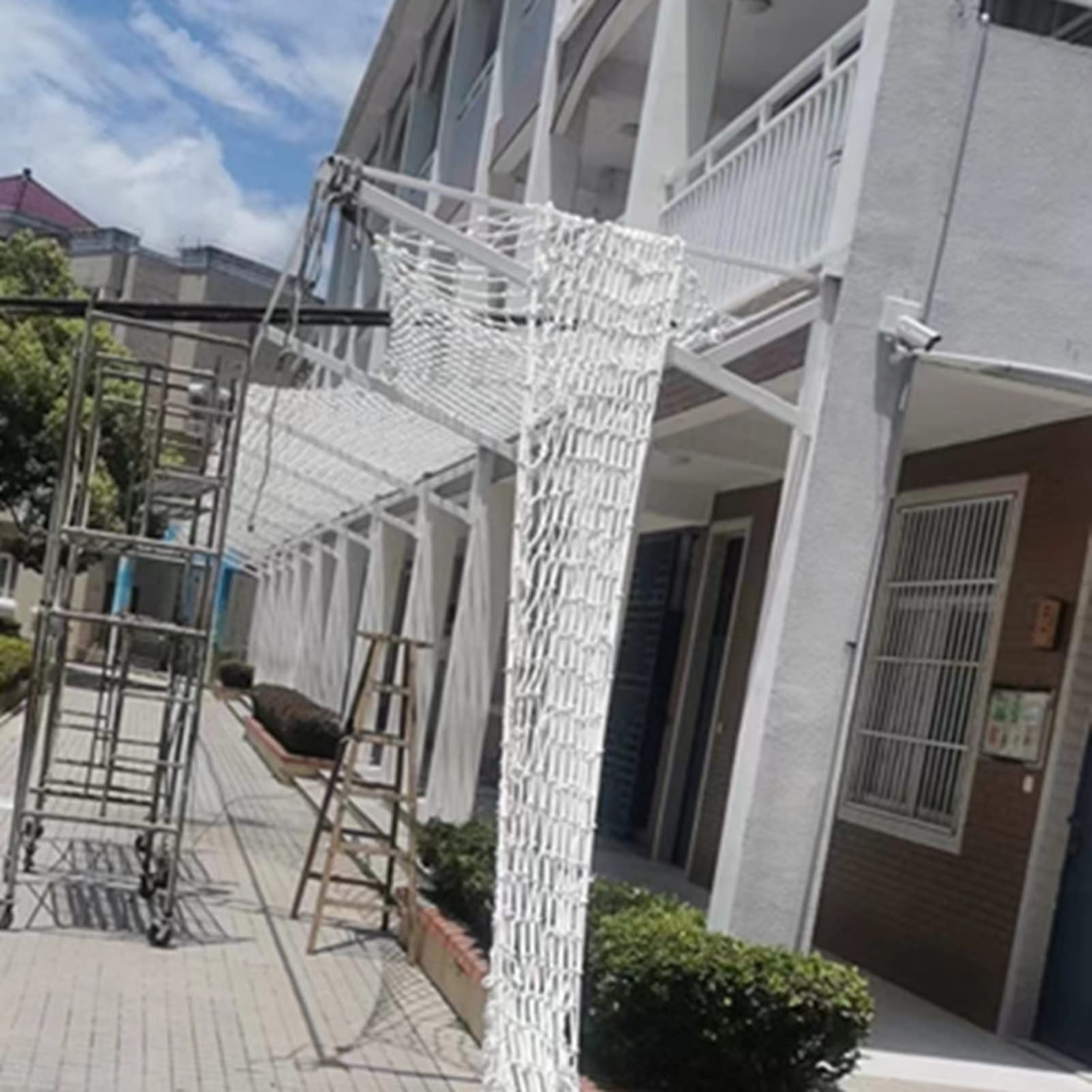 Red de escalada de seguridad infantil anticaídas para balcón, jardín, parque infantil, valla de escalera, cuerda de barandilla para máxima protección y seguridad infantil