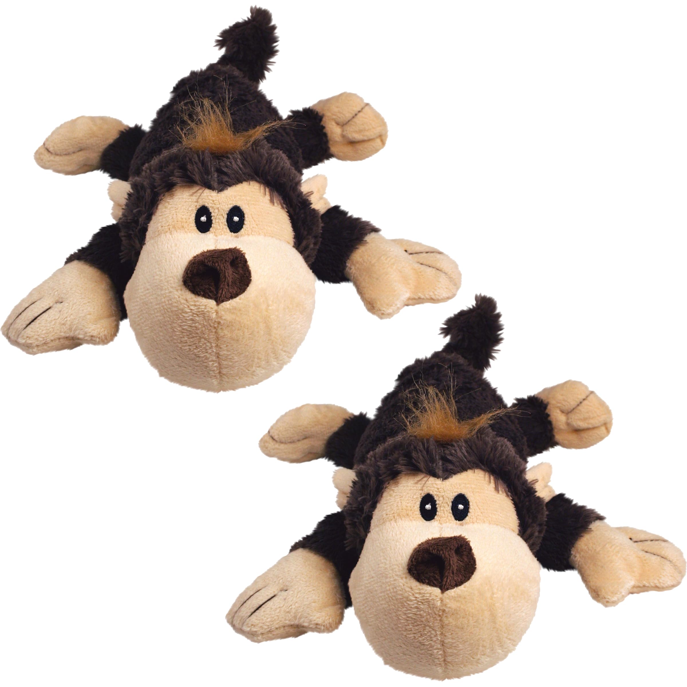Pet Supplies : KONG Cozie Plush Dog Toys 2 Pack – Durable & Soft