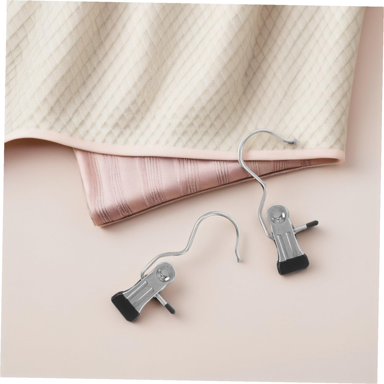 Toyvian 80 Pezzi Mollette in Acciaio Inossidabile Clip Antiscivolo per Gonne e Pantaloni, Design Salvaspazio per Lavanderia e Armadio