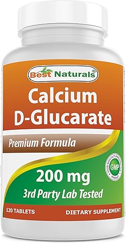 Best Naturals D-glucarato de calcio 200 mg 120 comprimidos