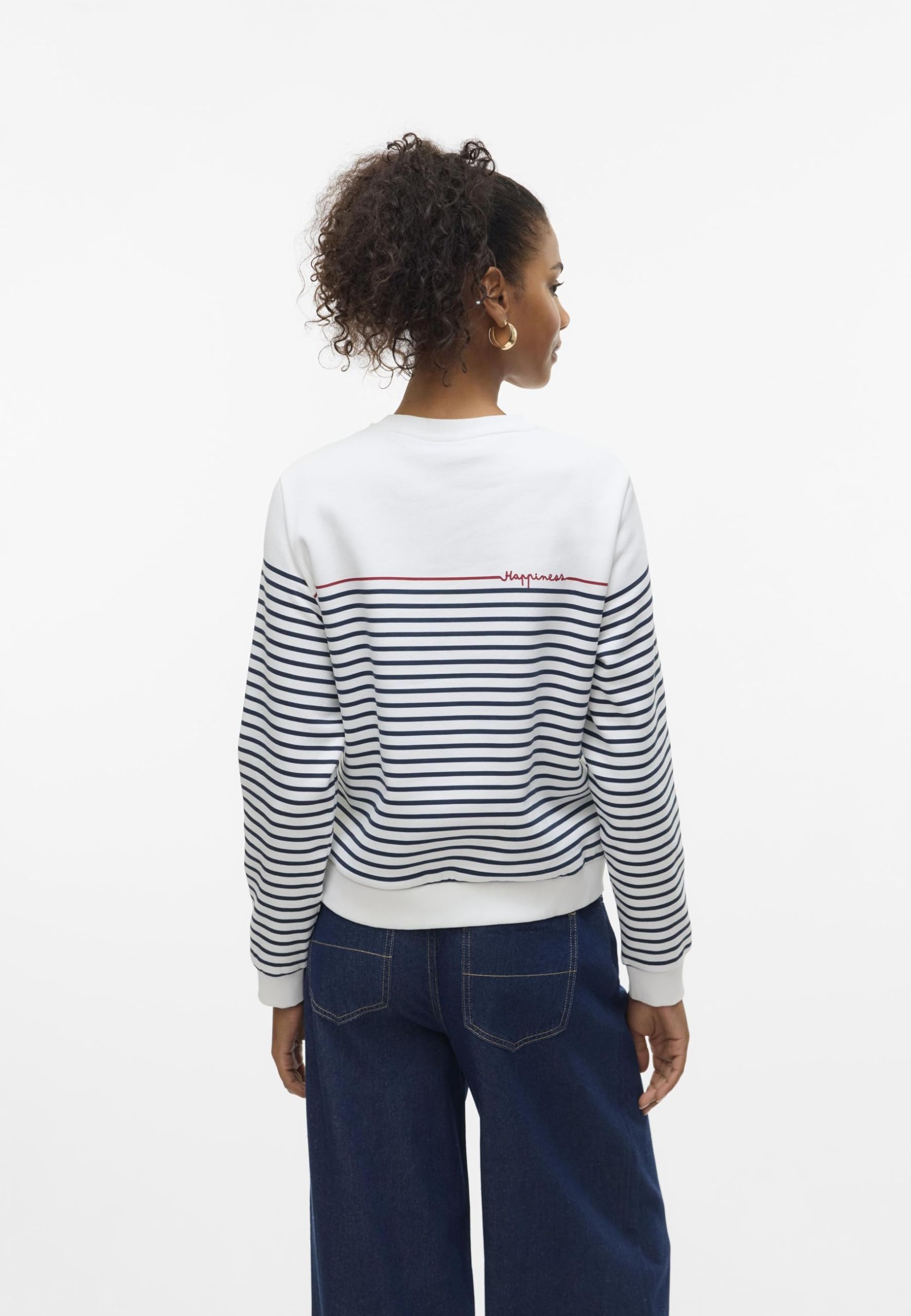 VERO MODA Vmfernanda Ls Sweat Box JRS GA Vmfernanda Ls Sweat Box JRS GA Femme (Lot de 1)