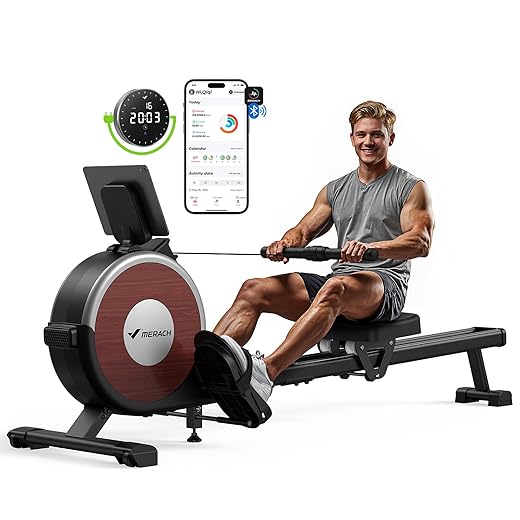 MERACH Rowing Machines for Home, Magnetic Rowing Machine