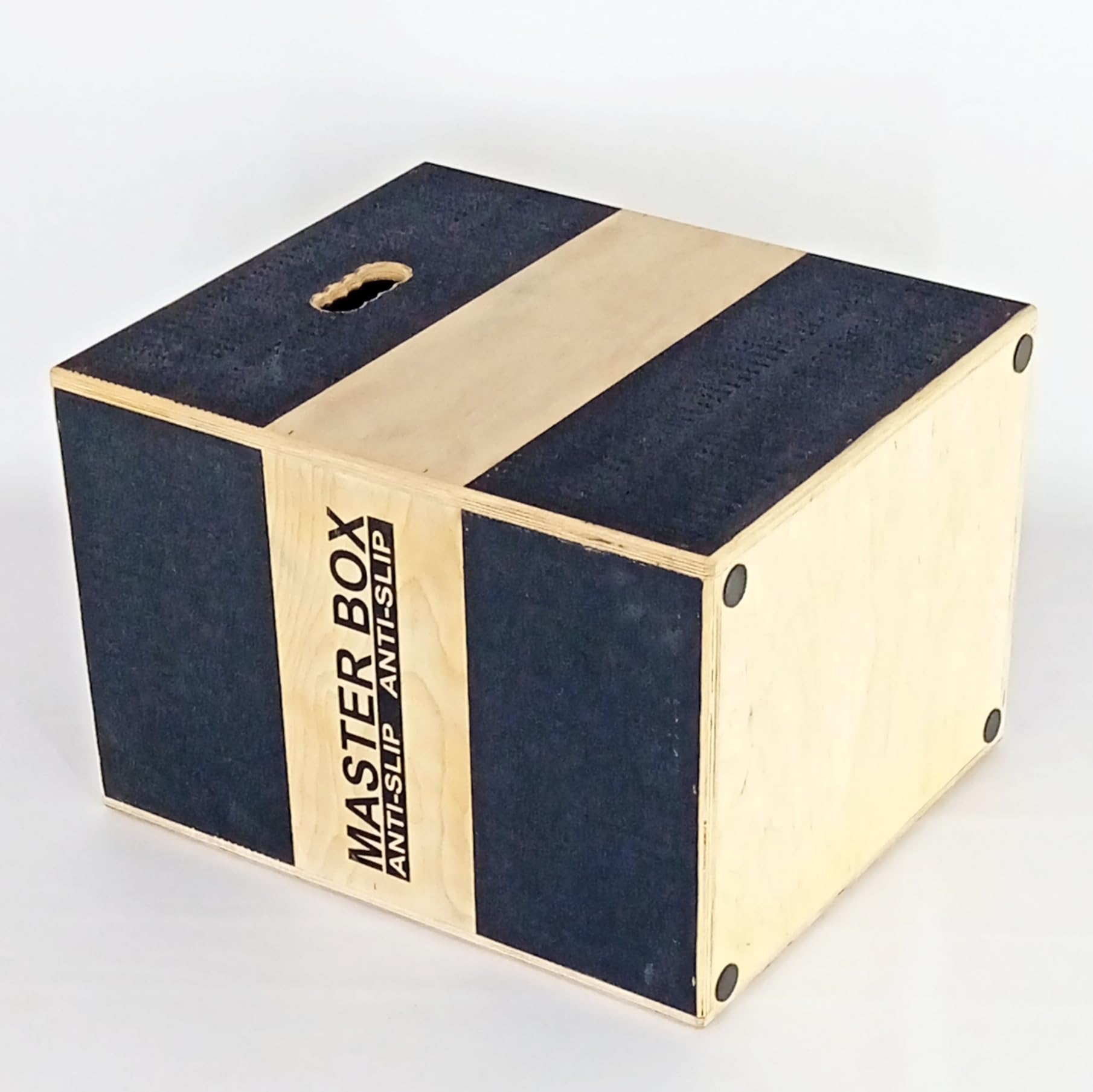 BeckerTechnik Master Box Anti-Slip M 40x50x60 cm, vollständig aufgebaut und verleimt, gerundete Kanten, rutschfeste Flächen und Gumminoppen auf je 3 Seiten, bis 350 kg belastbar