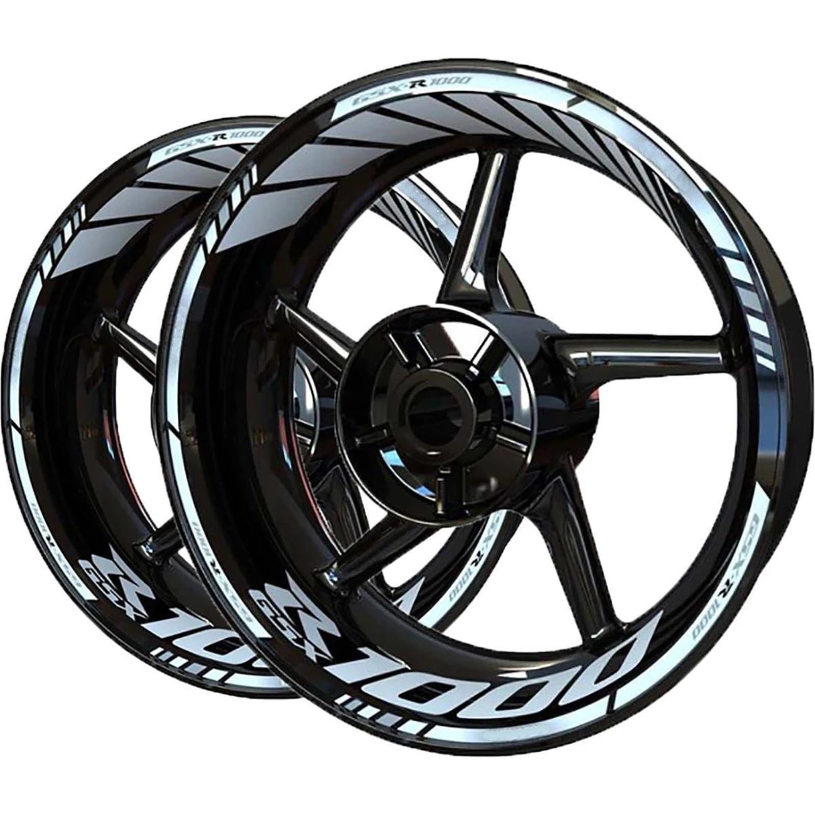 Wheel Stickers Motorcycle Wheel Stickers for Suzuki GSX-R 1000 GSX-R1000 GSXR GSXR1000 Rim Reflective Sticker Hub Decals Set Rim Reflective Decal