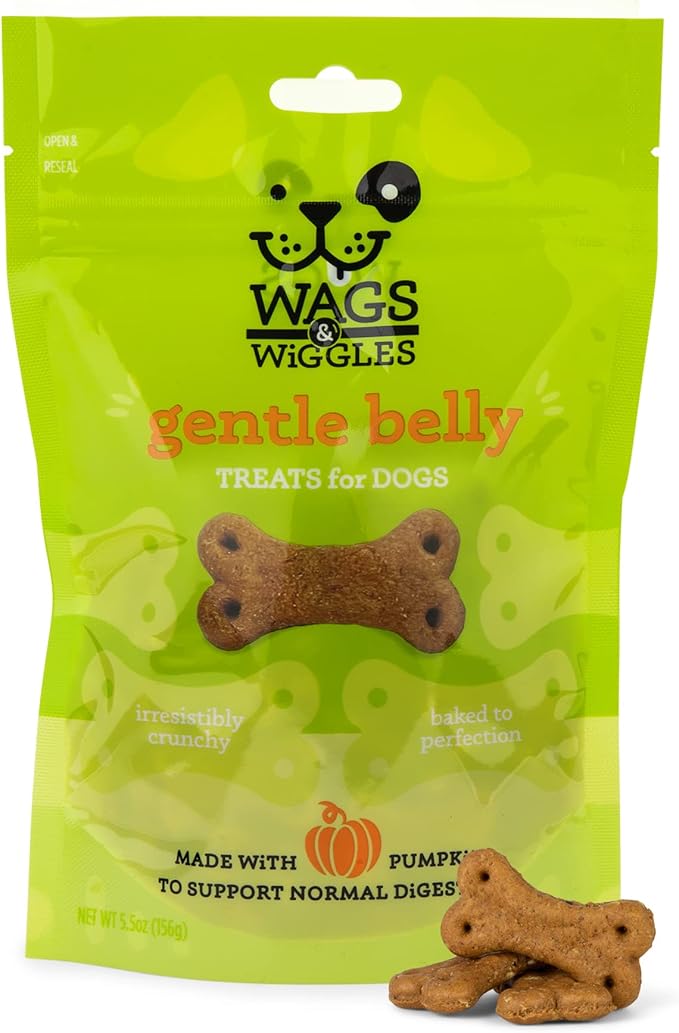 Wags & Wiggles Gentle Belly Functional Treats for Dogs