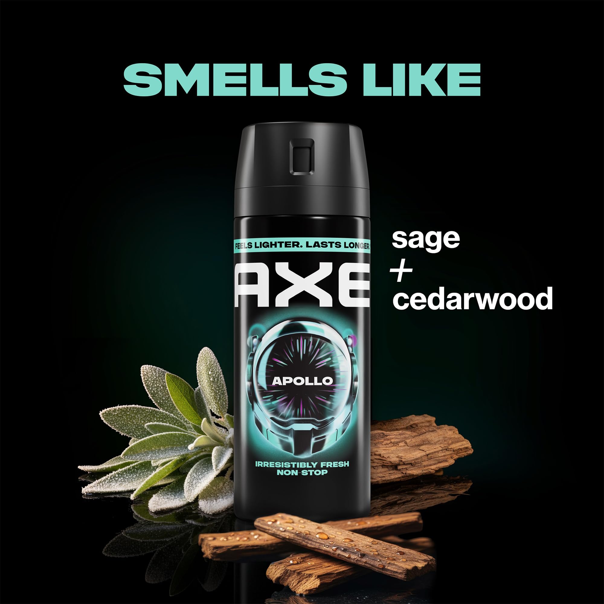 AXE Men Travel Deodorant Aluminum-Free Bodyspray Apollo 6-Pack 48H Anti-Sweat Protection TSA-Approved Body Spray 1 Oz Ea product thumbnail 6