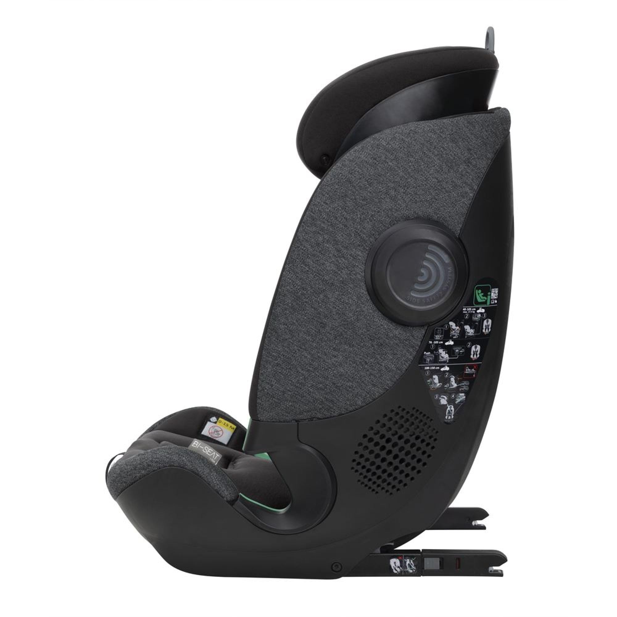 Fotelik samochodowy Gr. 0+/1/2/3 Bi-Seat i-Size Air z podstawą Black Air