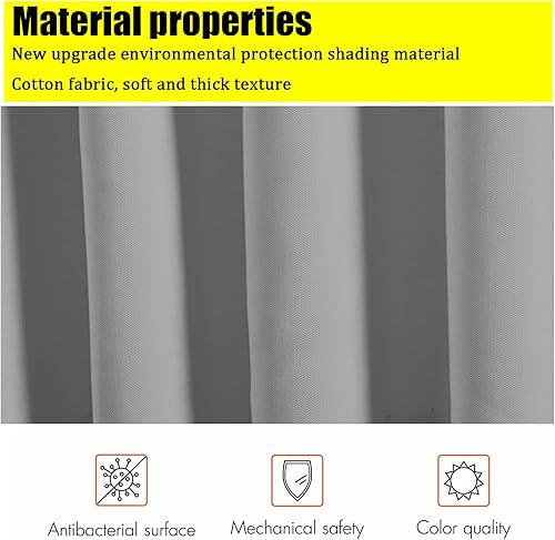 Miniatura 4 de Divisor de pared para habitación, ancho ajustable de 7 pies a 11 pies, marco de metal con ruedas universales bloqueables, pantalla de privacidad