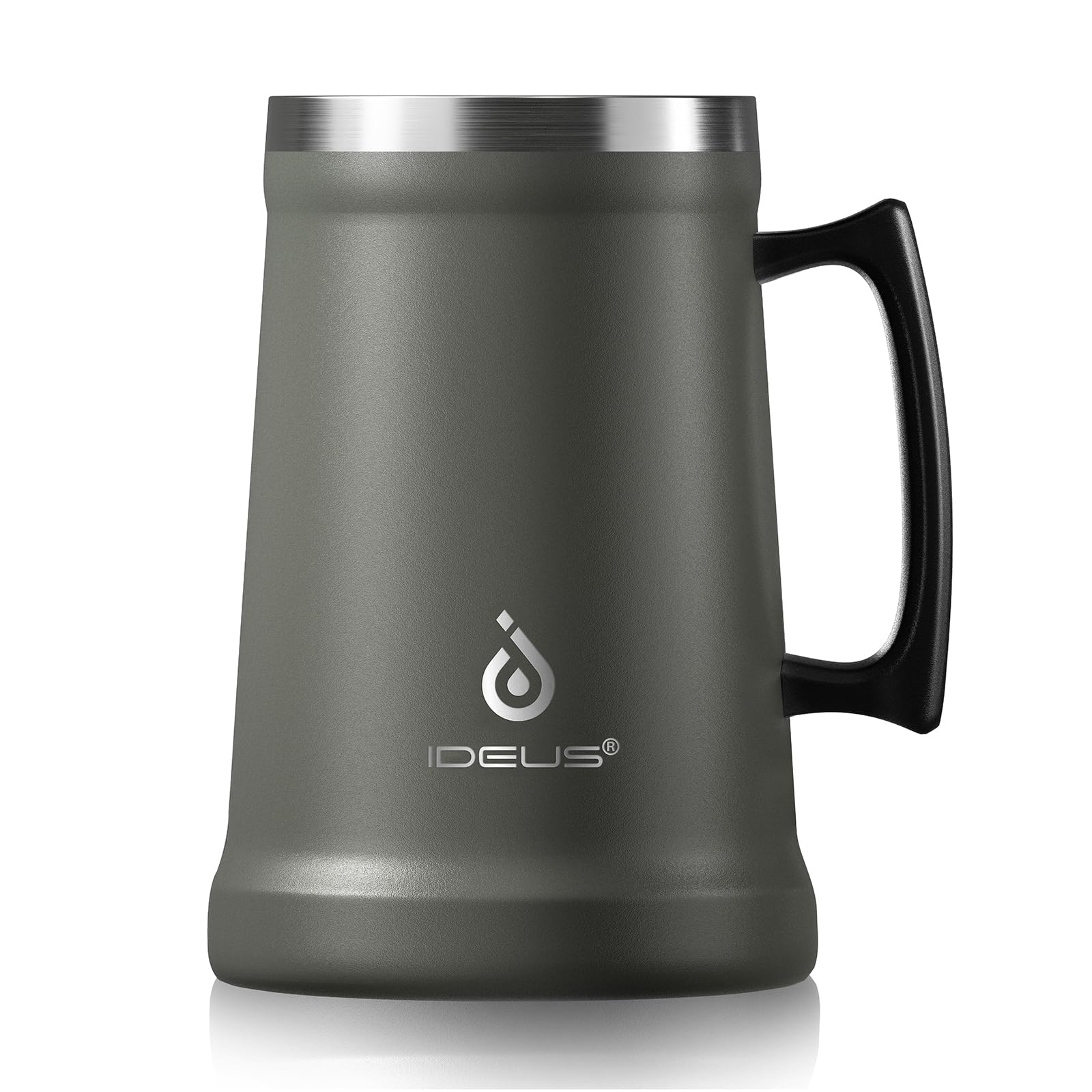 Geïsoleerde Bierpul met Handvat 1000 ml Roestvrij Staal Thermisch