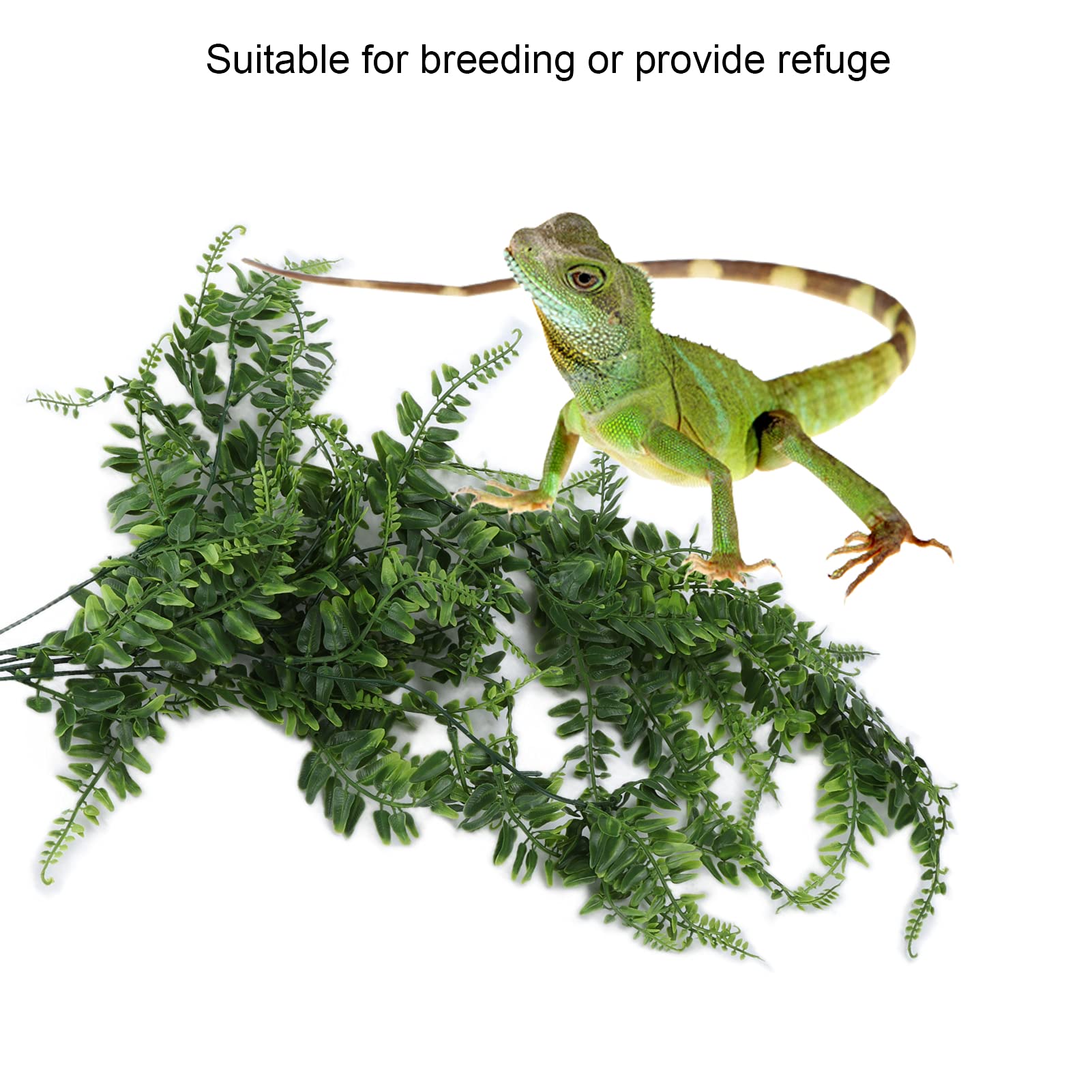 Pssopp Farne Simulation Vines, Harz Knstliche Hngende Farne Pflanzen Rebe fr  Aquarium Aquarium: Amazon.de: Haustier