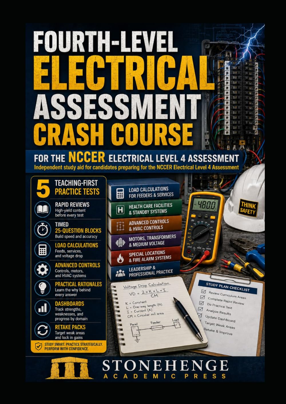 Fourth-Level Electrical Assessment Crash Course: Curriculum-Aligned Review with Five Teaching-First 100-Question Practice Tests