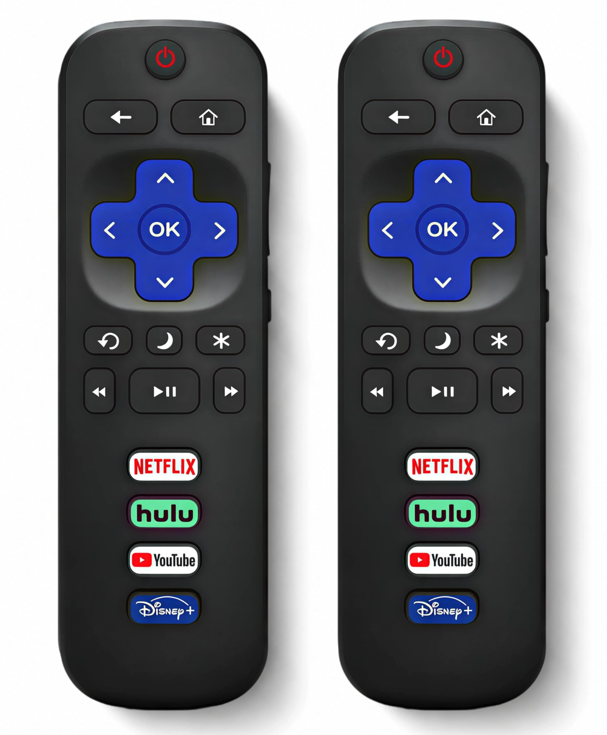 Photo 1 of NebuTraxion 2-Pack Universal Roku TV Remote