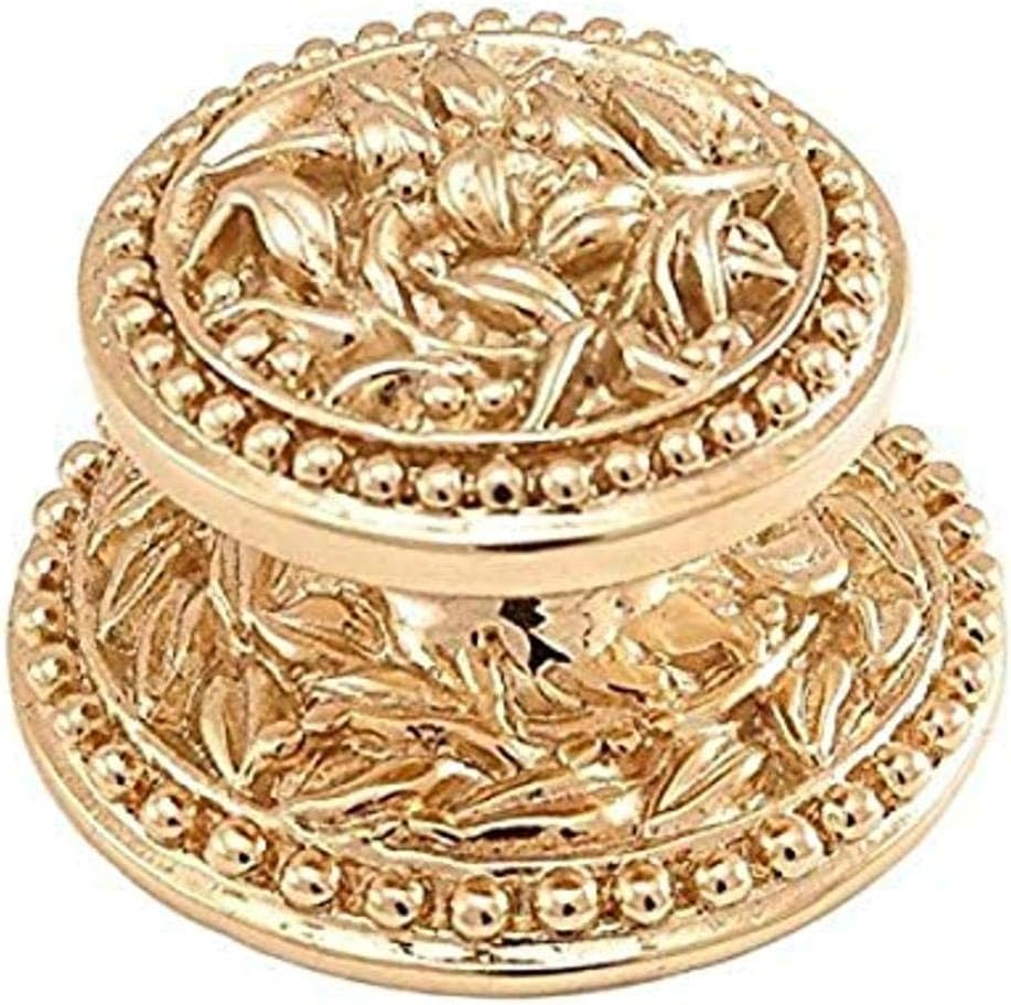 Vicenza Designs K1001 San Michele Knob, Large, Polished Gold