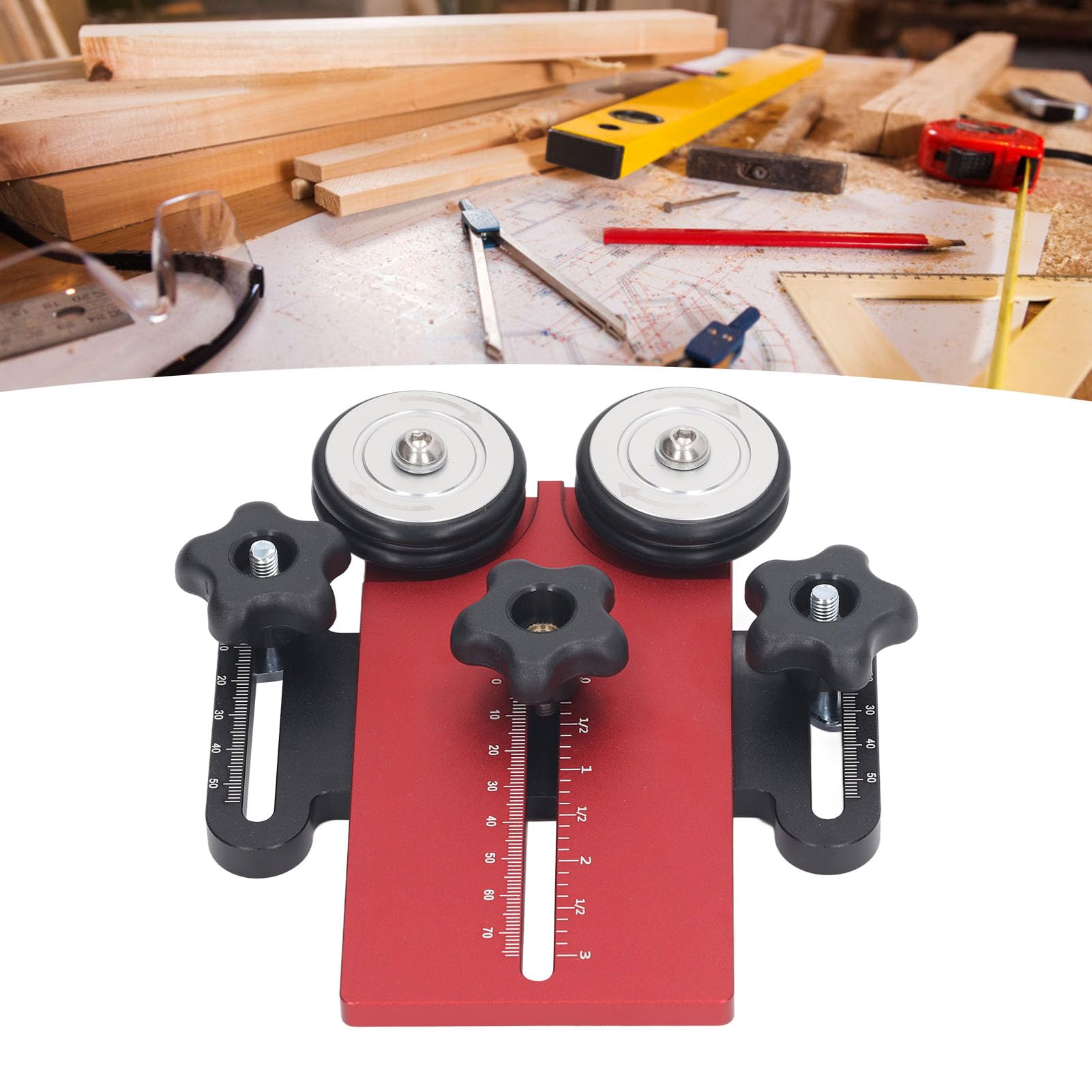 Gabarit De Déchirure Mince étendu, Guide De Clôture De Scie à Table En Alliage D'aluminium Pour Type 30 45 19 20 74, Rails 50/66 T Et Fentes à Onglet