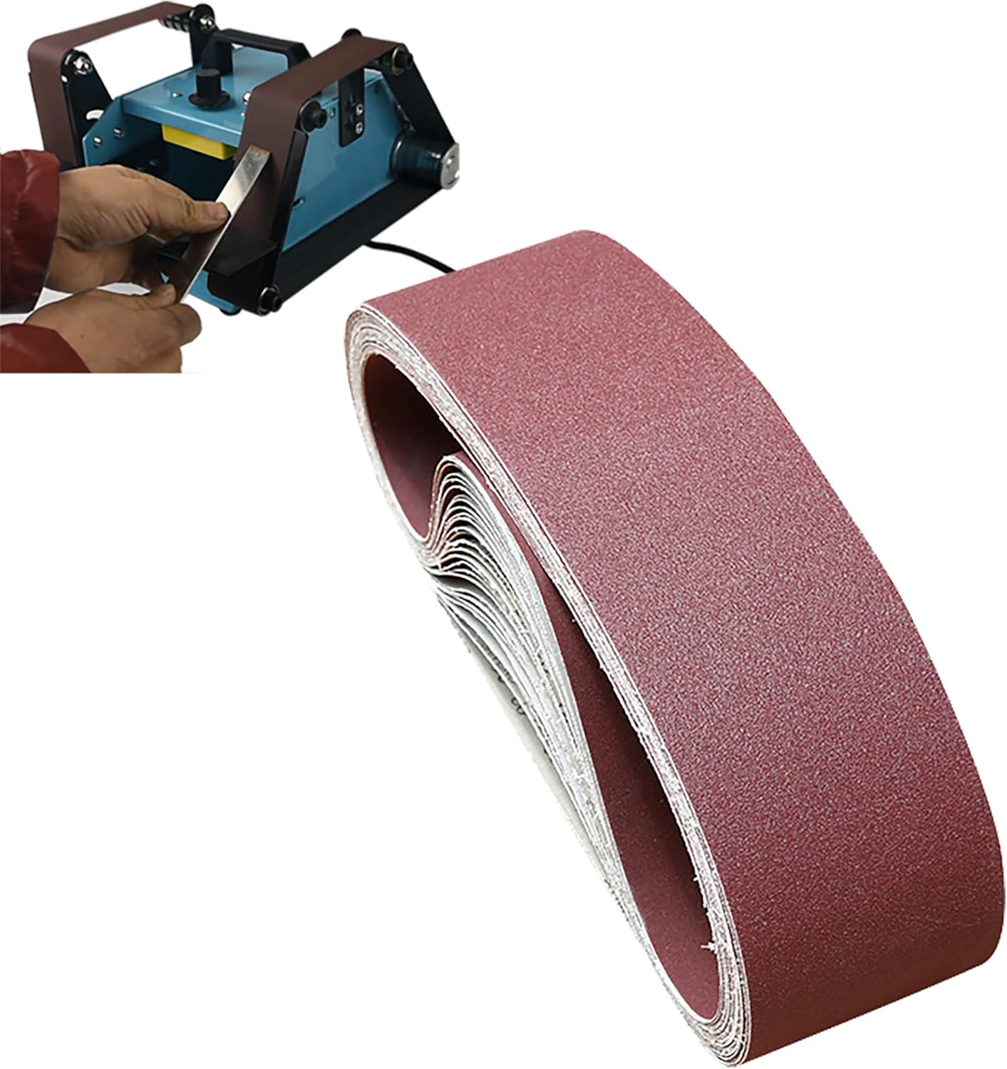 950W Automatic Belt Sander Grinder, Electric Sander Polishing Machine