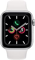 Vista 2 de Apple Watch Series 5 GPS (renovado), 44mm, Caja de aluminio plateado.