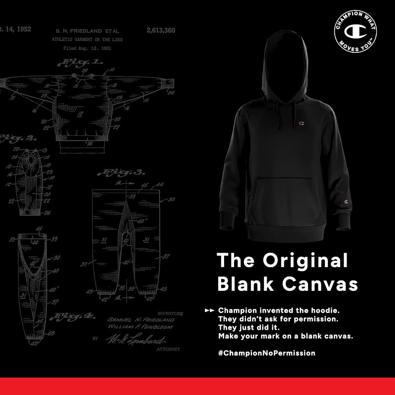Champion mens Reverse Weave Pullover, Left Chest C Hoody, White-y06145, Small US image 6