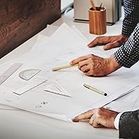 Vista 6 de Tenare Juego de 72 piezas de plástico transparente para matemáticas, incluye reglas triangulares transportadoras de 12 pulgadas, 6 pulgadas