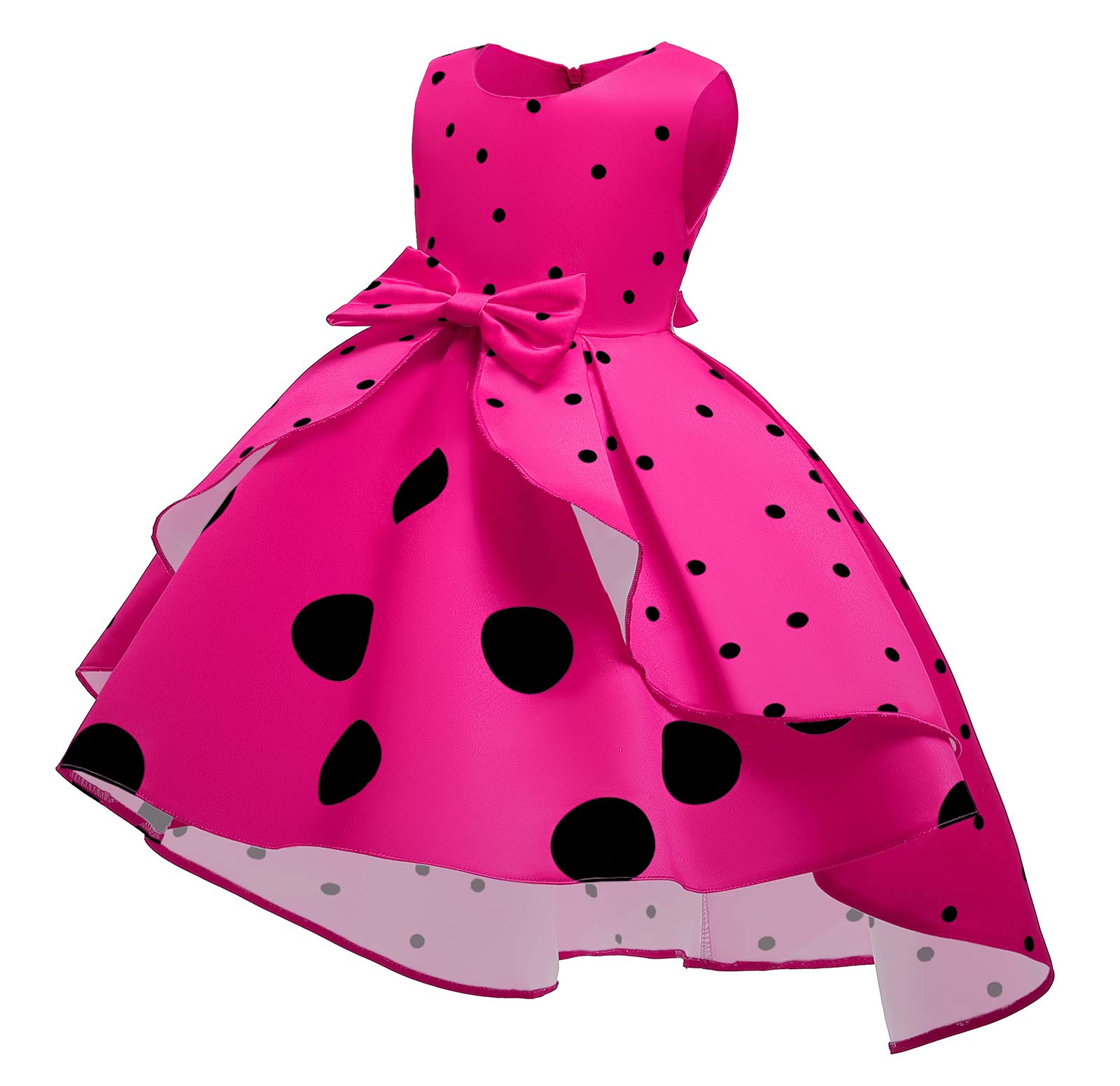 NSSMWTTC 2-9Y Girls Pageant Gown Dresses Toddler Formal Midi Dress