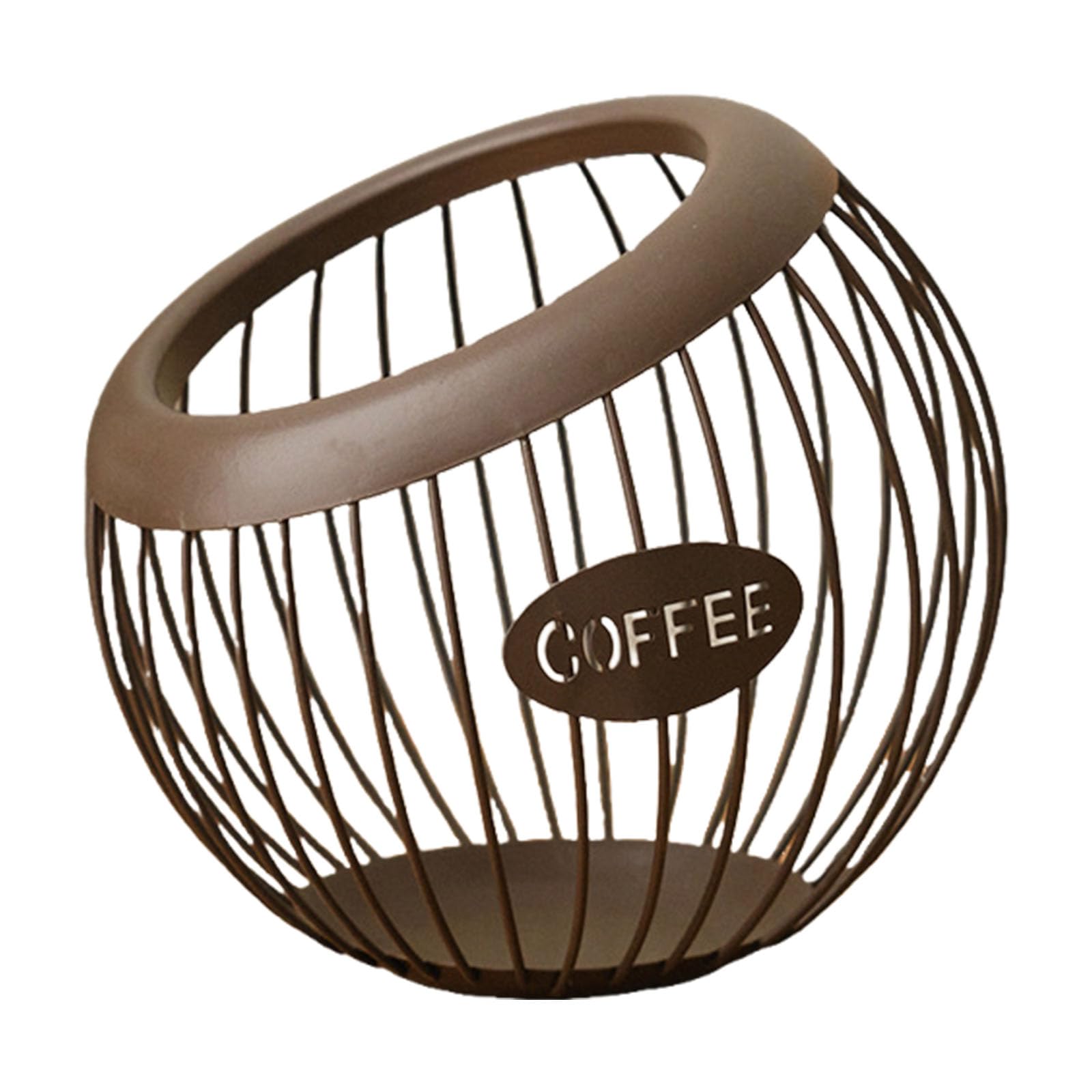 Kalttoy Coffee Color Multipurpose Coffee Storage Container In Elegant Designs Opening Suitable Accessory For Kitchens Cafes And Offices Coffee Corner Accessory