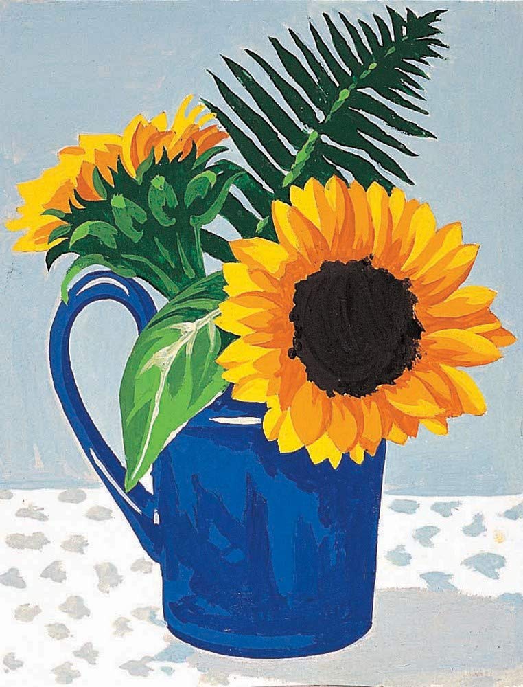 Kit canevas Tournesol Margot 20x25cm broderie pour adulte